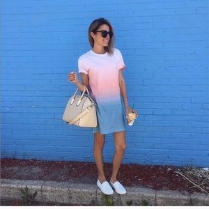 Marc by Marc Jacobs Ombre T shirt Dress M